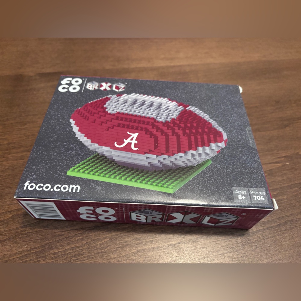 Alabama Crimson Tide 3D Stadium Puzzle,foco BRXLZ, sealed pieces in bags in box - Picture 2 of 11